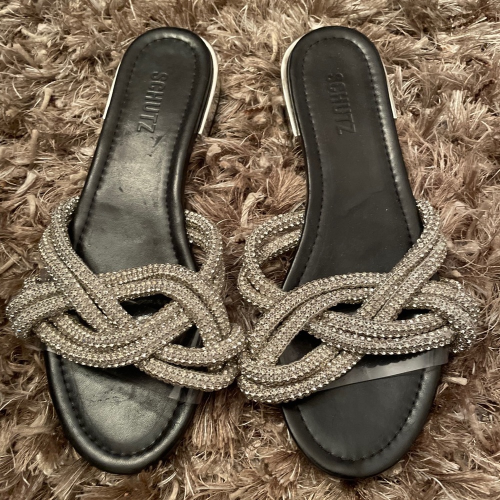 SCHUTZ flat sandals